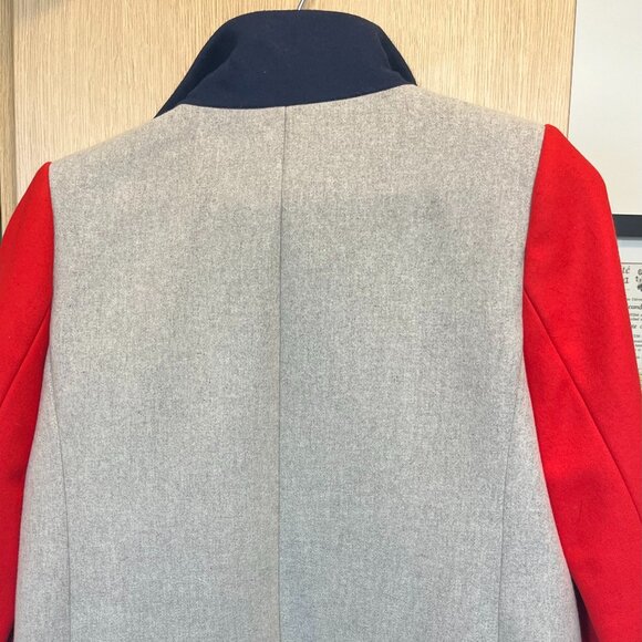 J CREW colour block wool coat - Picture 6 of 9